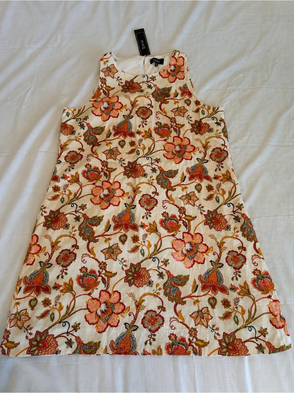 MSK Floral Sleeveless Shift Dress  - Mini – NWT - Large